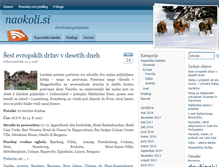 Tablet Screenshot of naokoli.si